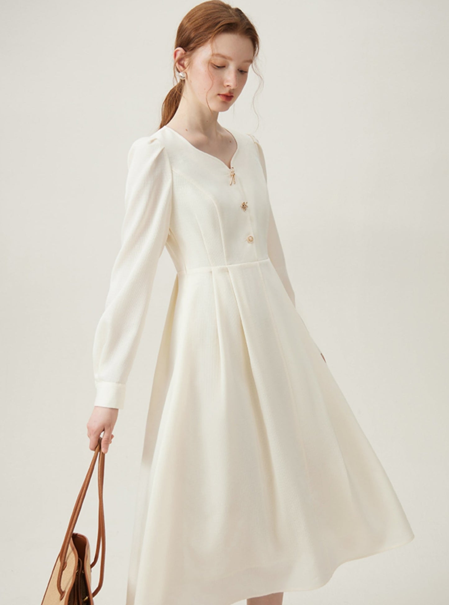 Long Sleeve Formal Interview Dress