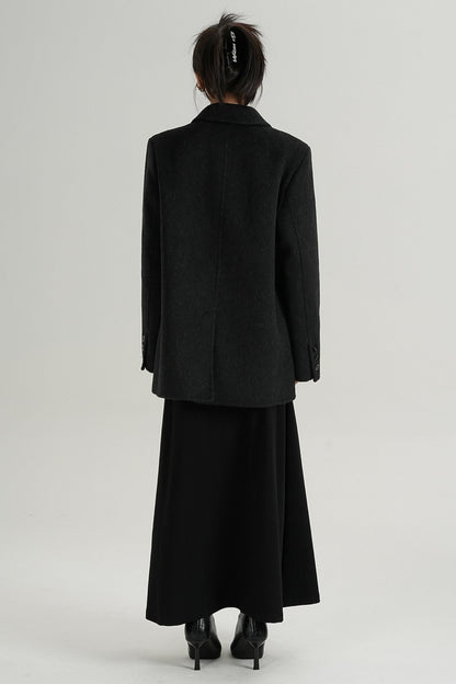 Premium Double-Breasted Wool Jacket