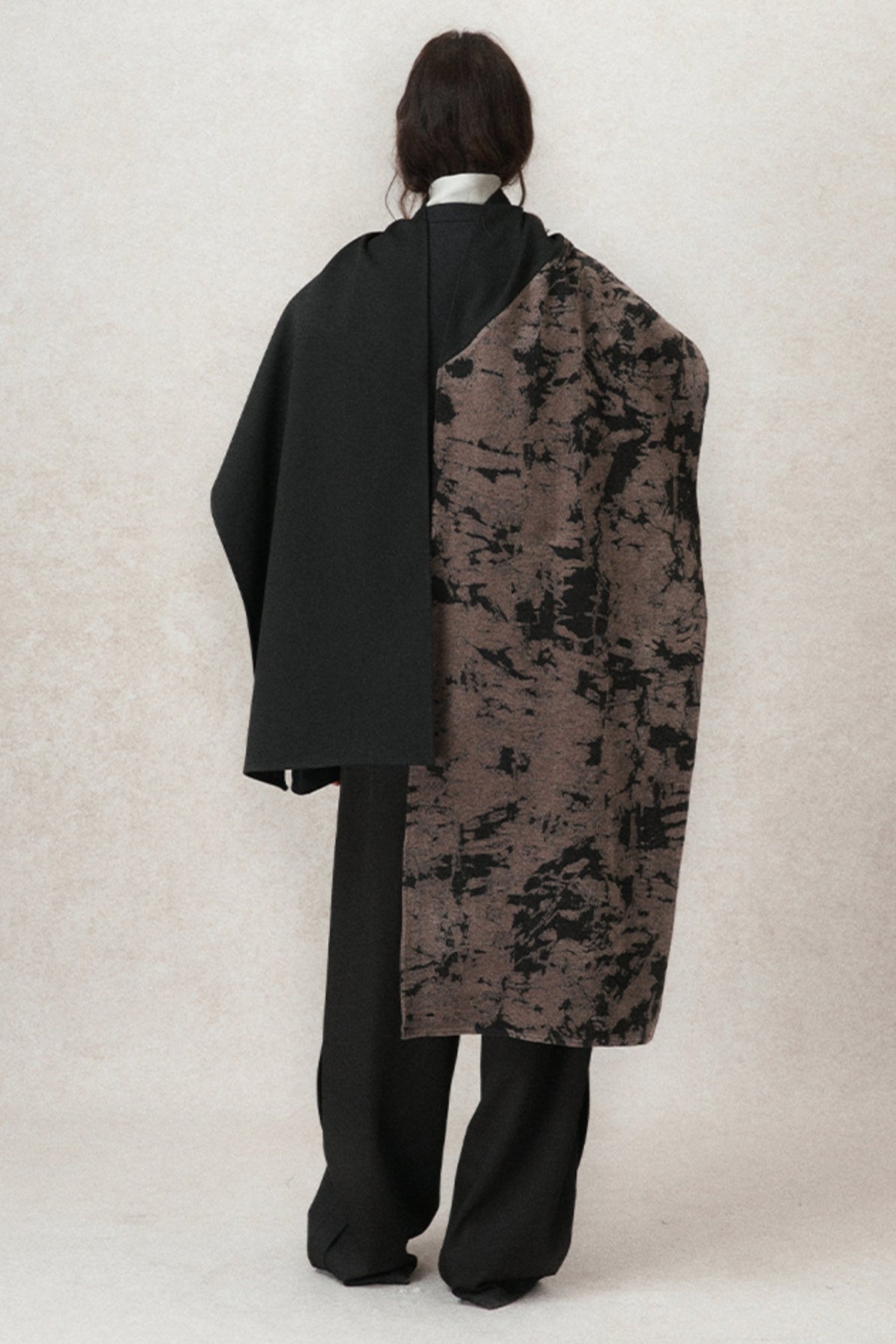 Loose Fit Structured Velvet Jacket