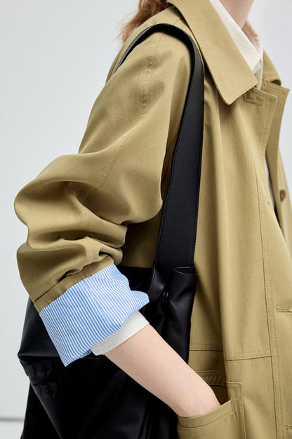 Classic British Silhouette Trench Coat