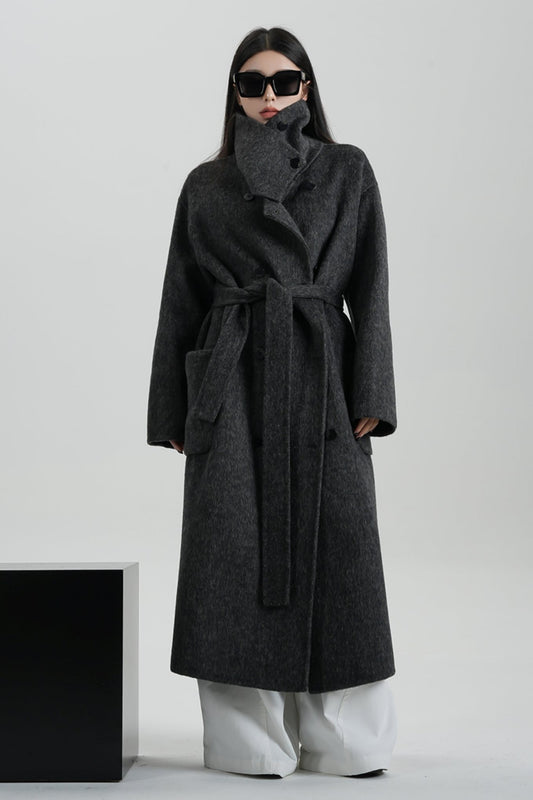 High-Quality Long Wool Coat