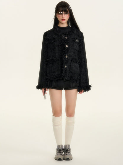 Handmade fringed small fragrant coat