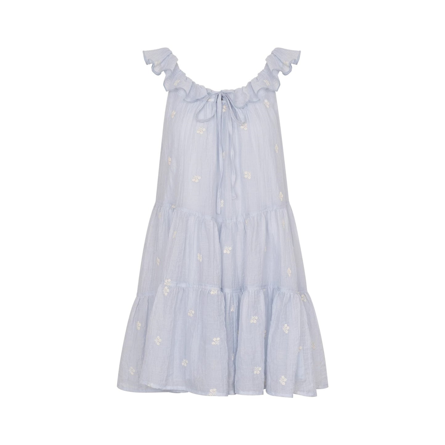 Ruffled A-Line Dress