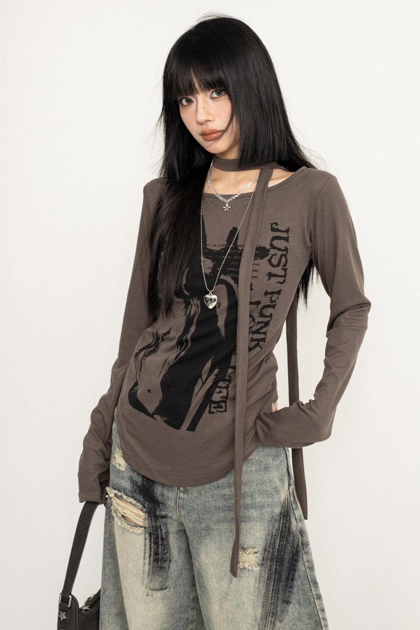 American Babes Slim Long Sleeve Top