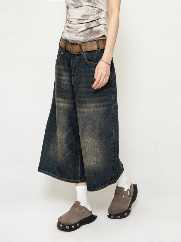 American Vintage Denim Cropped Pants