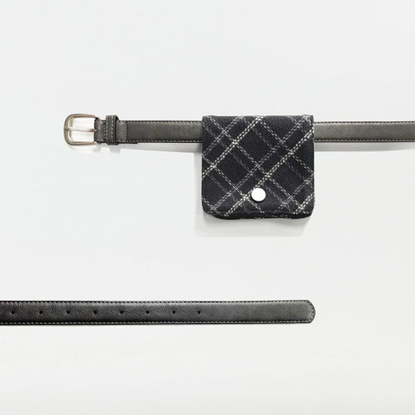 Versatile Plaid Skirt