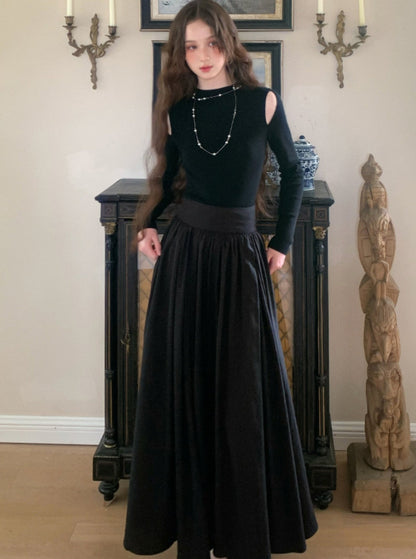 French Hepburn Midi Skirt