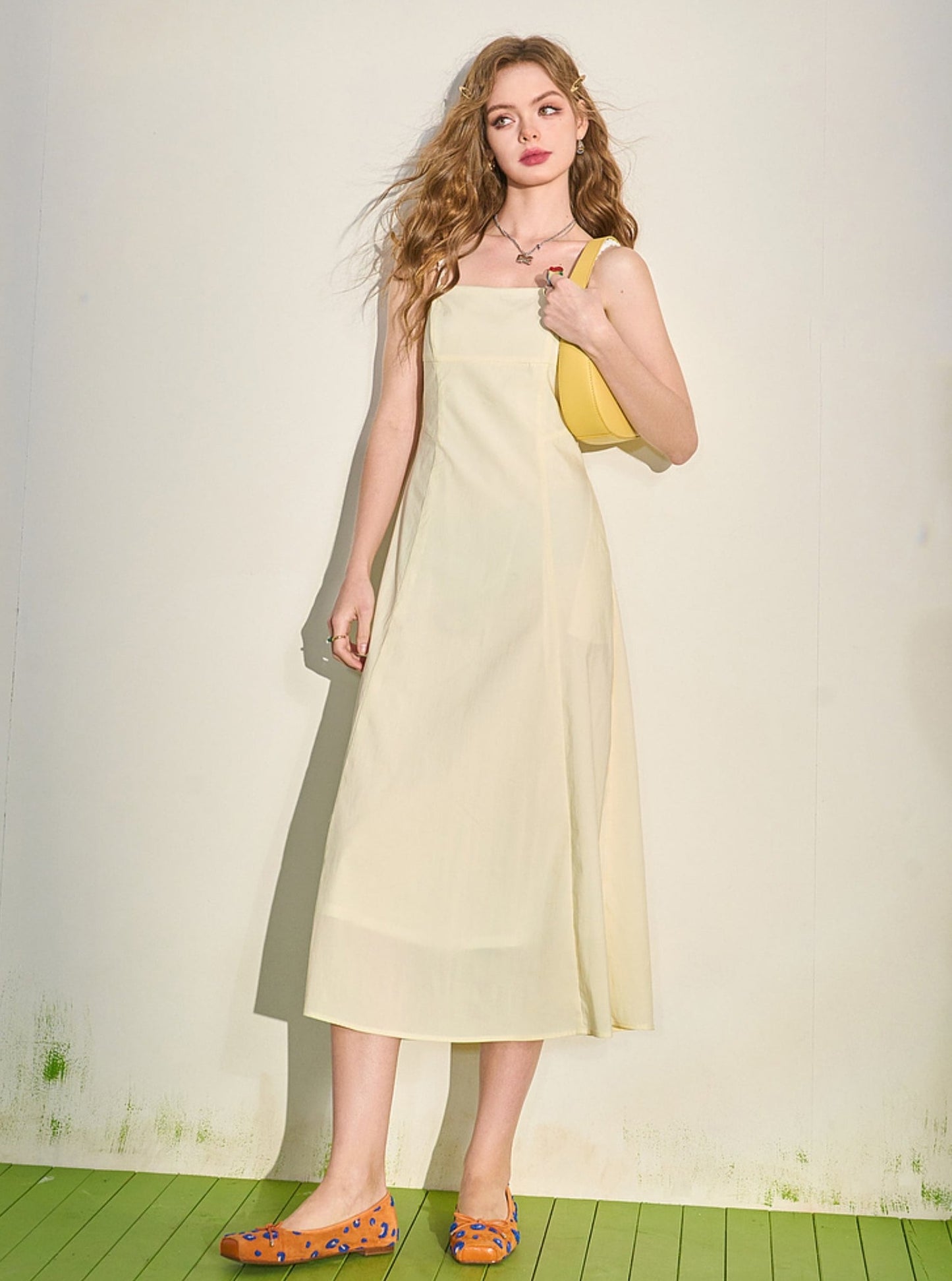 Temperament Kleid mit Cinch-Taille