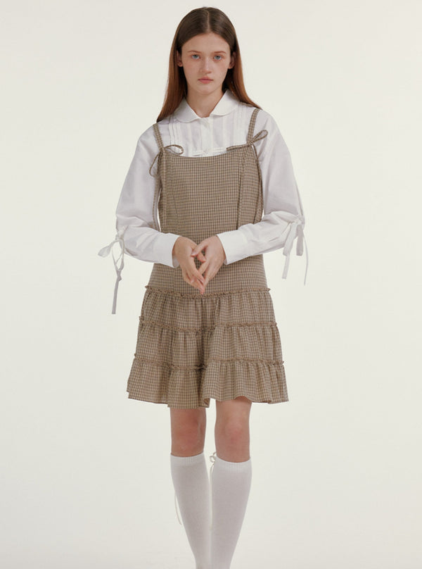 Sleeveless Slim Waist Long Cake Dress