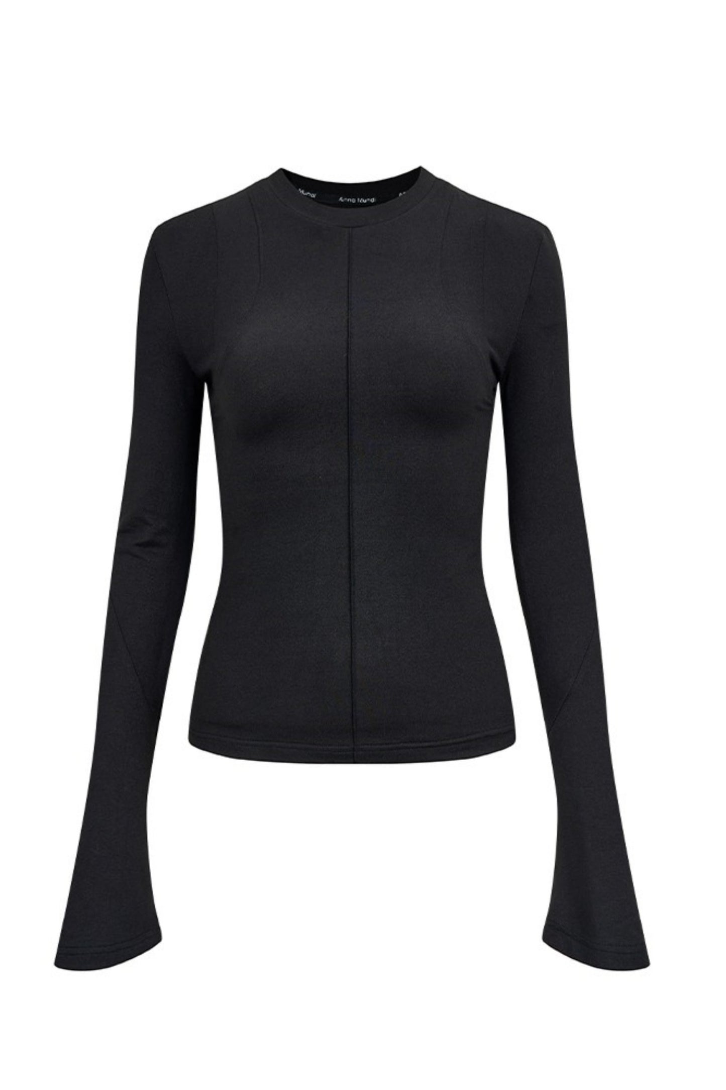 Black Trim Long Sleeve Undershirt