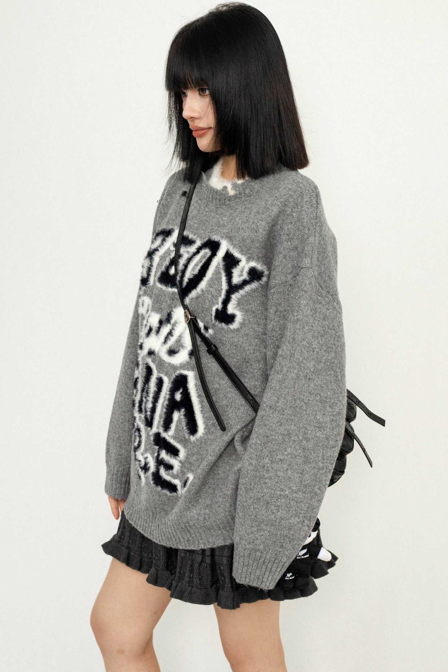 Jacquard Pattern Loose Sweater