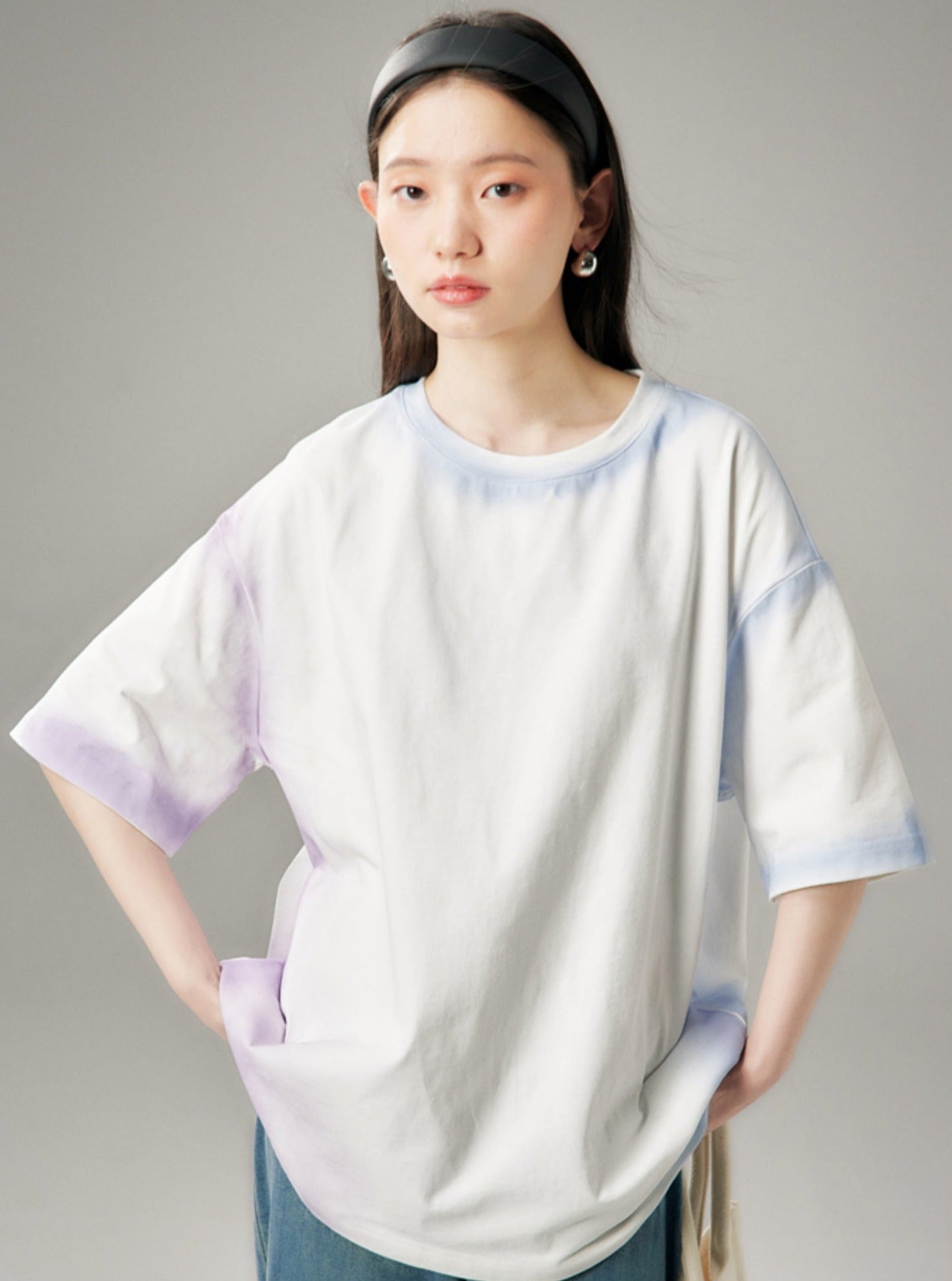 Bubble Memory Dream Gradient Knit T-Shirt