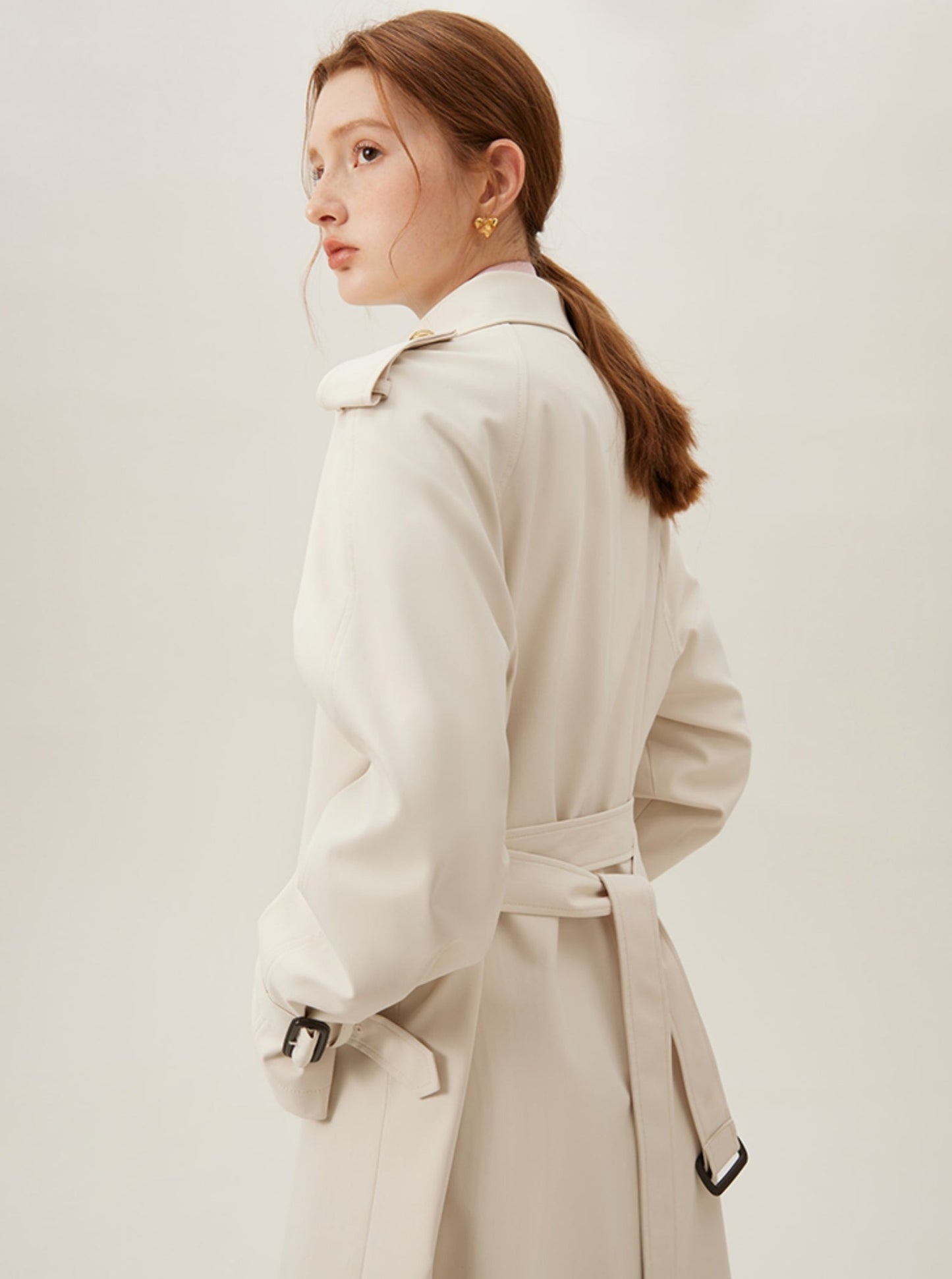 Korean Trench Mid-length British Coat