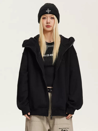 Collaboration Pound Hooded Cardigan Jacket