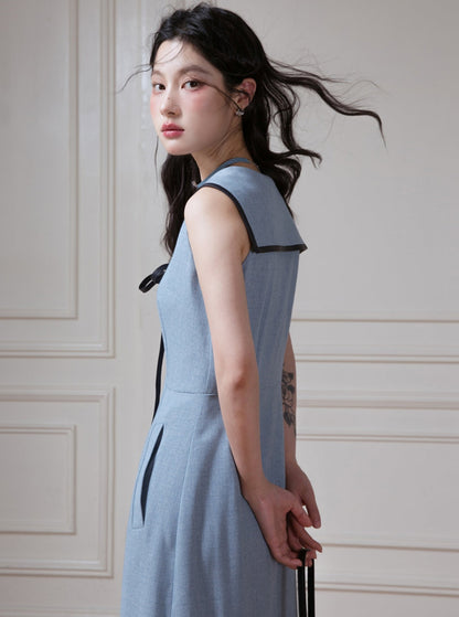 Miu Sea Songlai Navy Dress