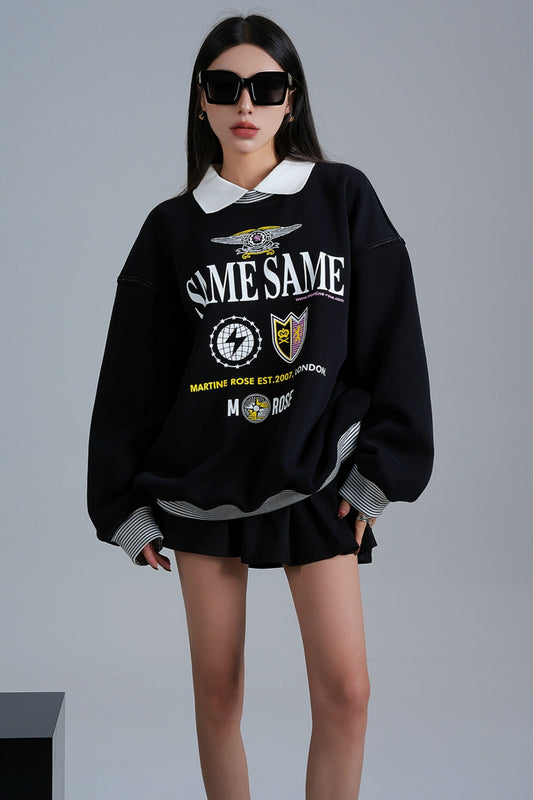 American Velvet Loose BF Sweatshirt