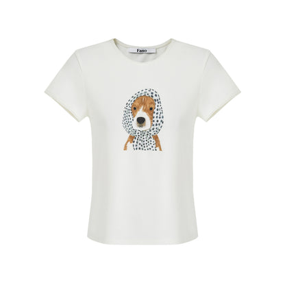 Polka Dot Puppy Tee