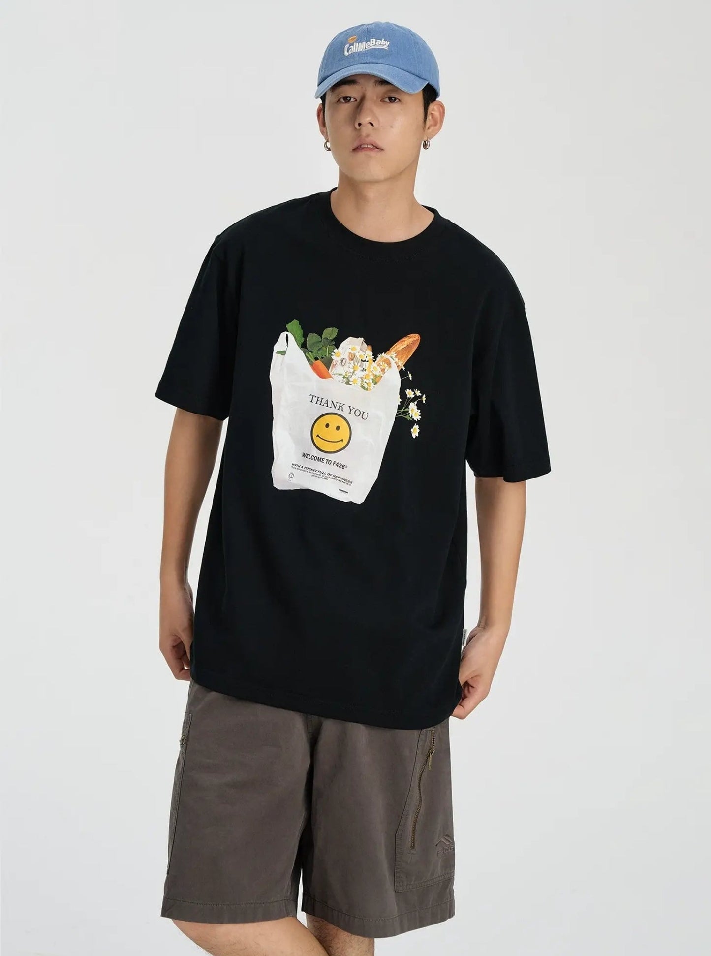 Hip-Hop Kreativ Grafik T-Shirt