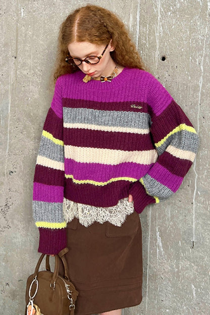 Cozy Striped Winter Sweater