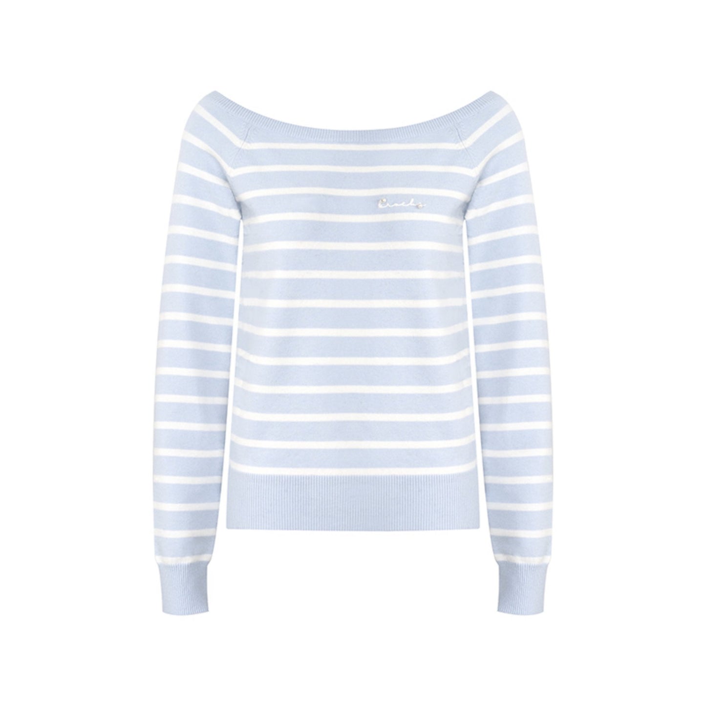 Preppy Style Striped Knit Top