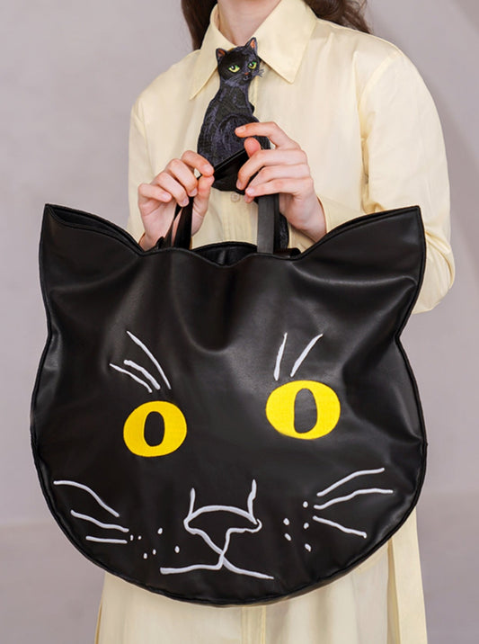 Original Design Fun Black Cat Shoulder Bag