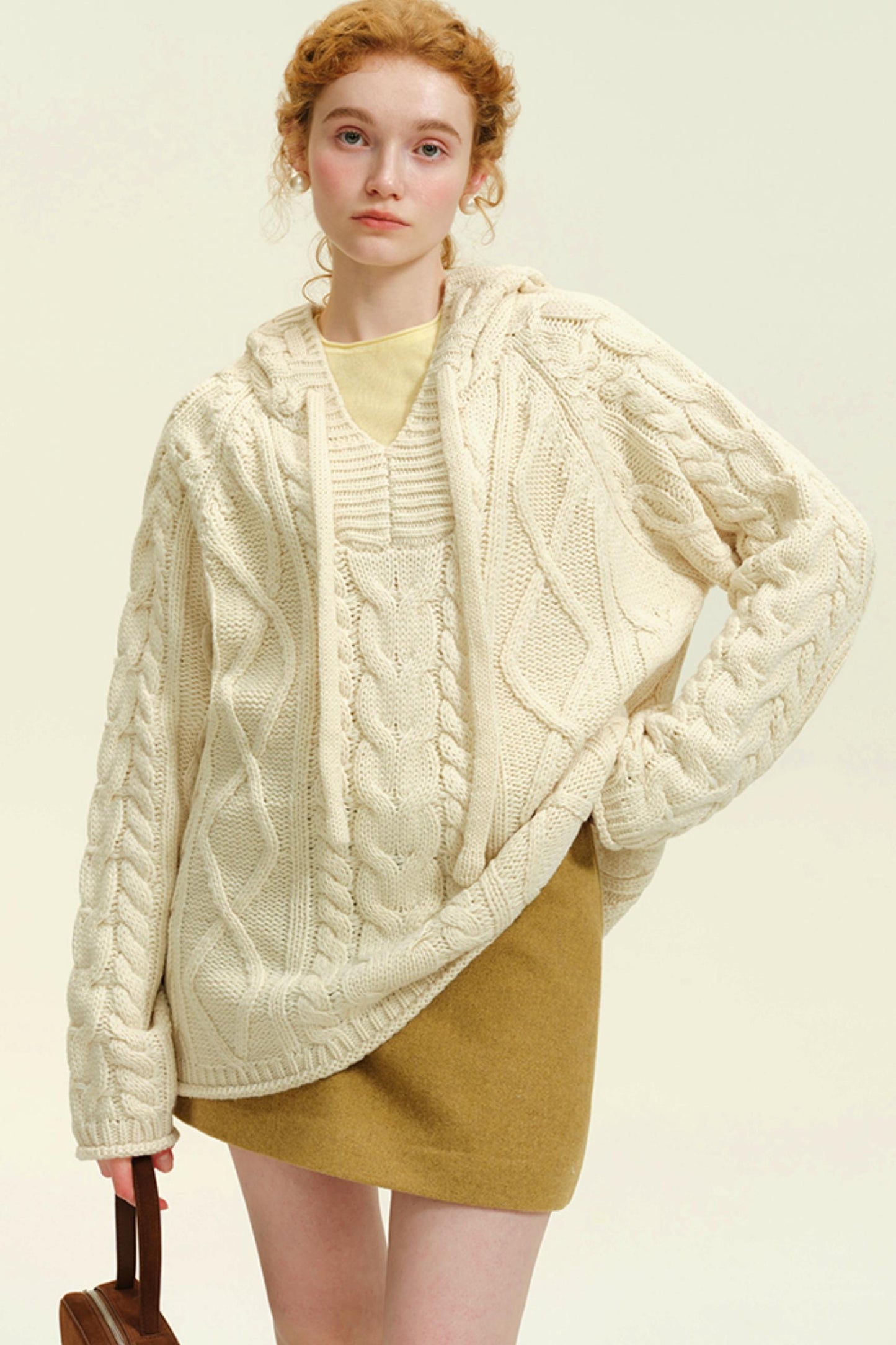 Thickened Spring Knit Sweatshirt