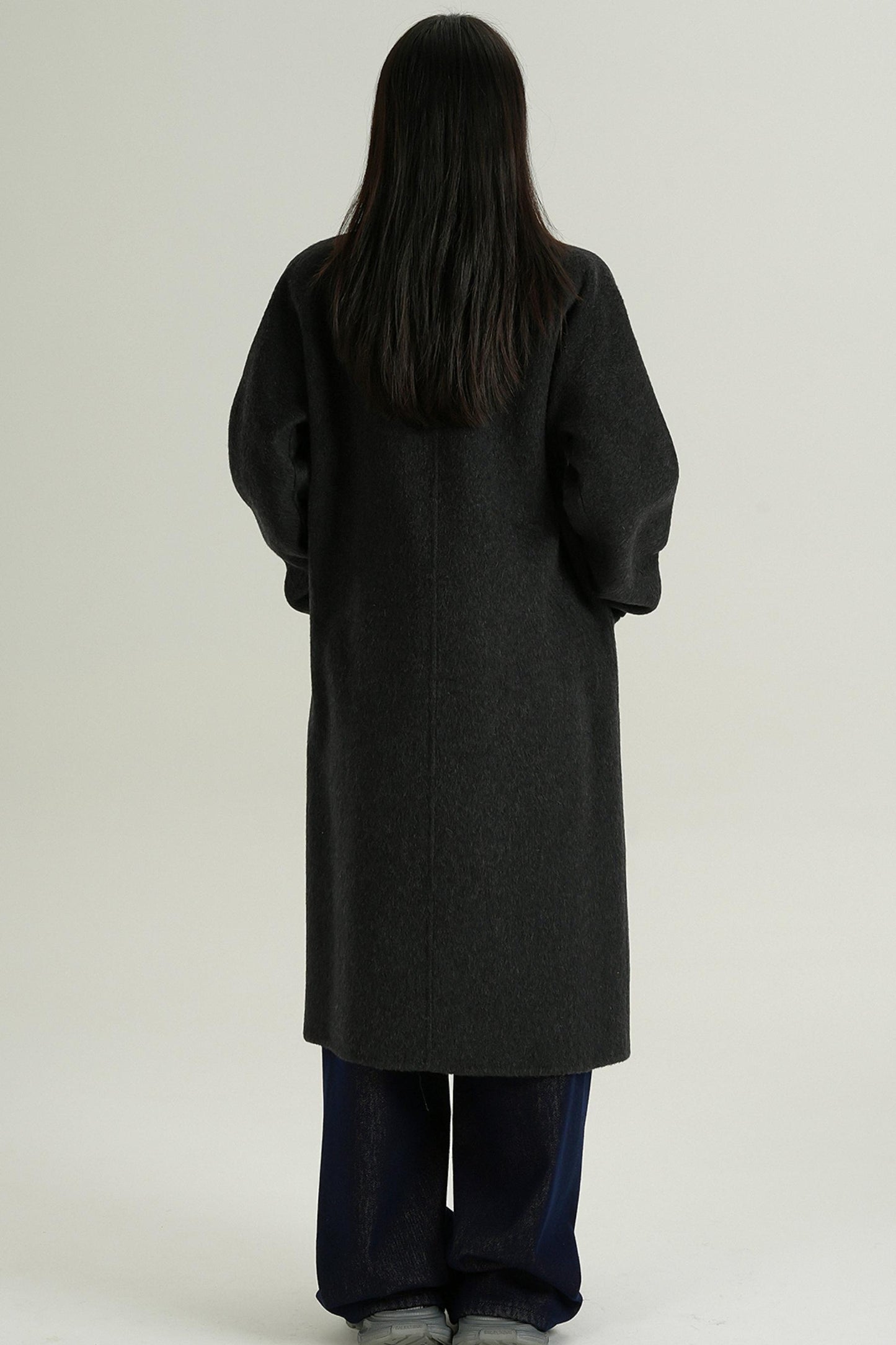 Double-Breasted Wool Suit Coat