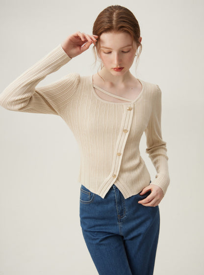 French Elegance Knitwear Top