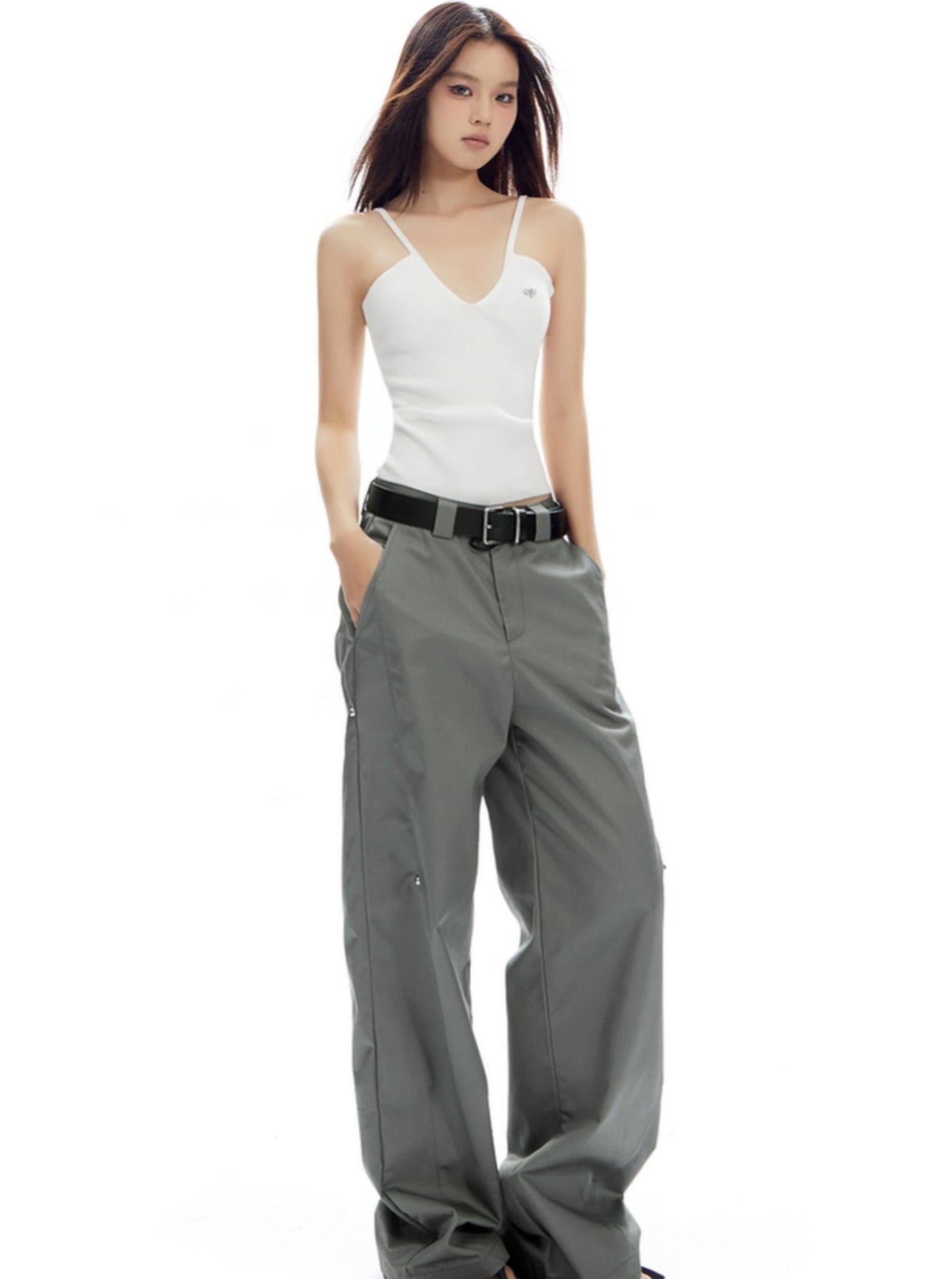 American Retro Low-Rise Cargo Pants