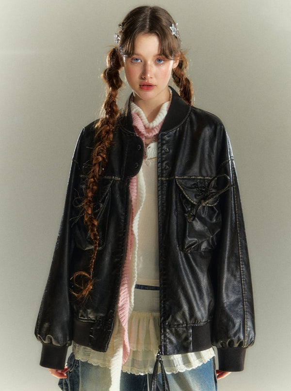 Big Pocket Strappy Baseball Uniform Jacket