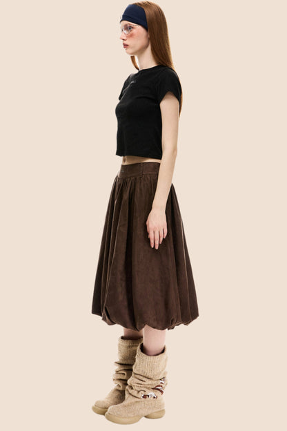 Bubble Midi Skirt