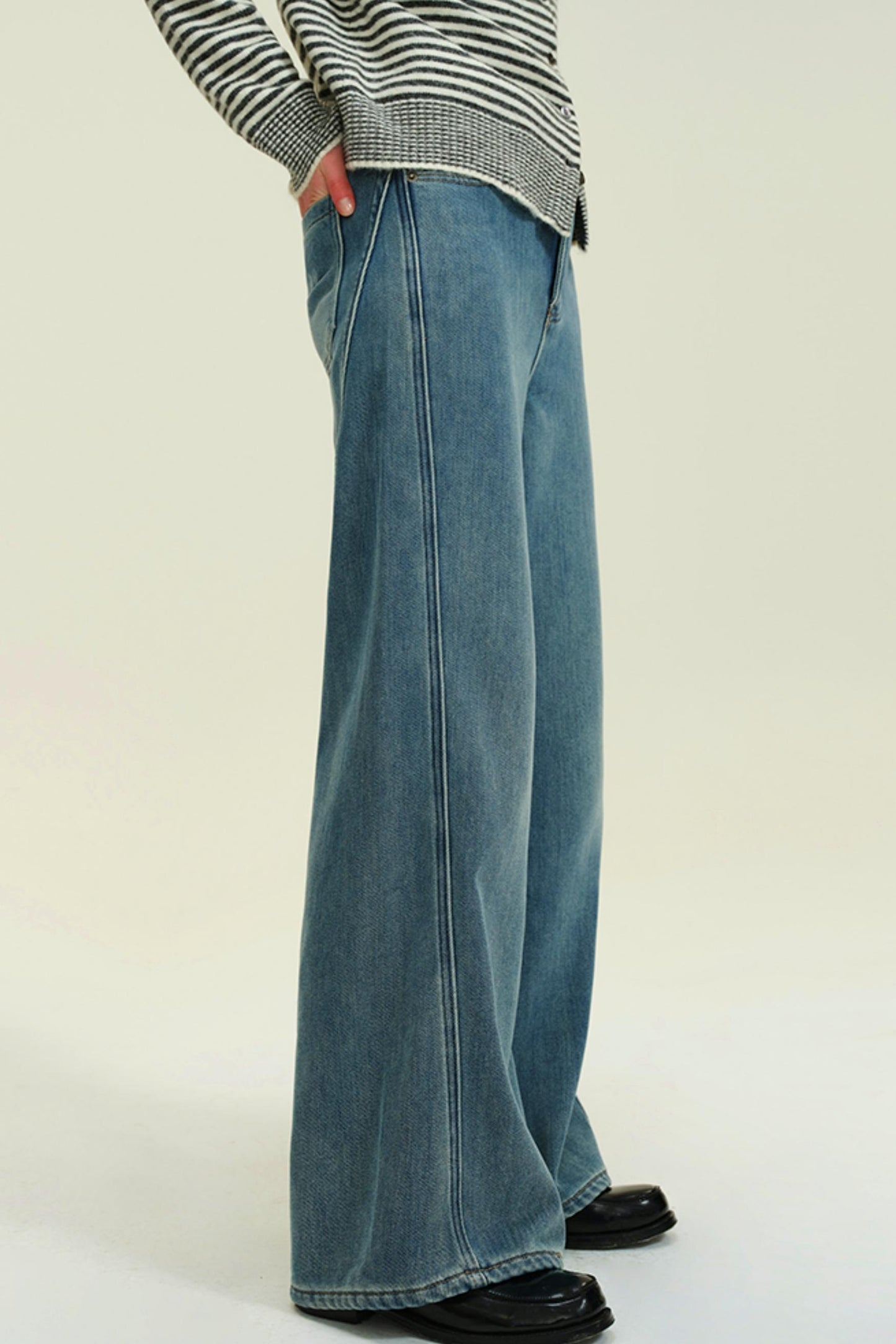 Sideline High Waist Casual Mop Pants