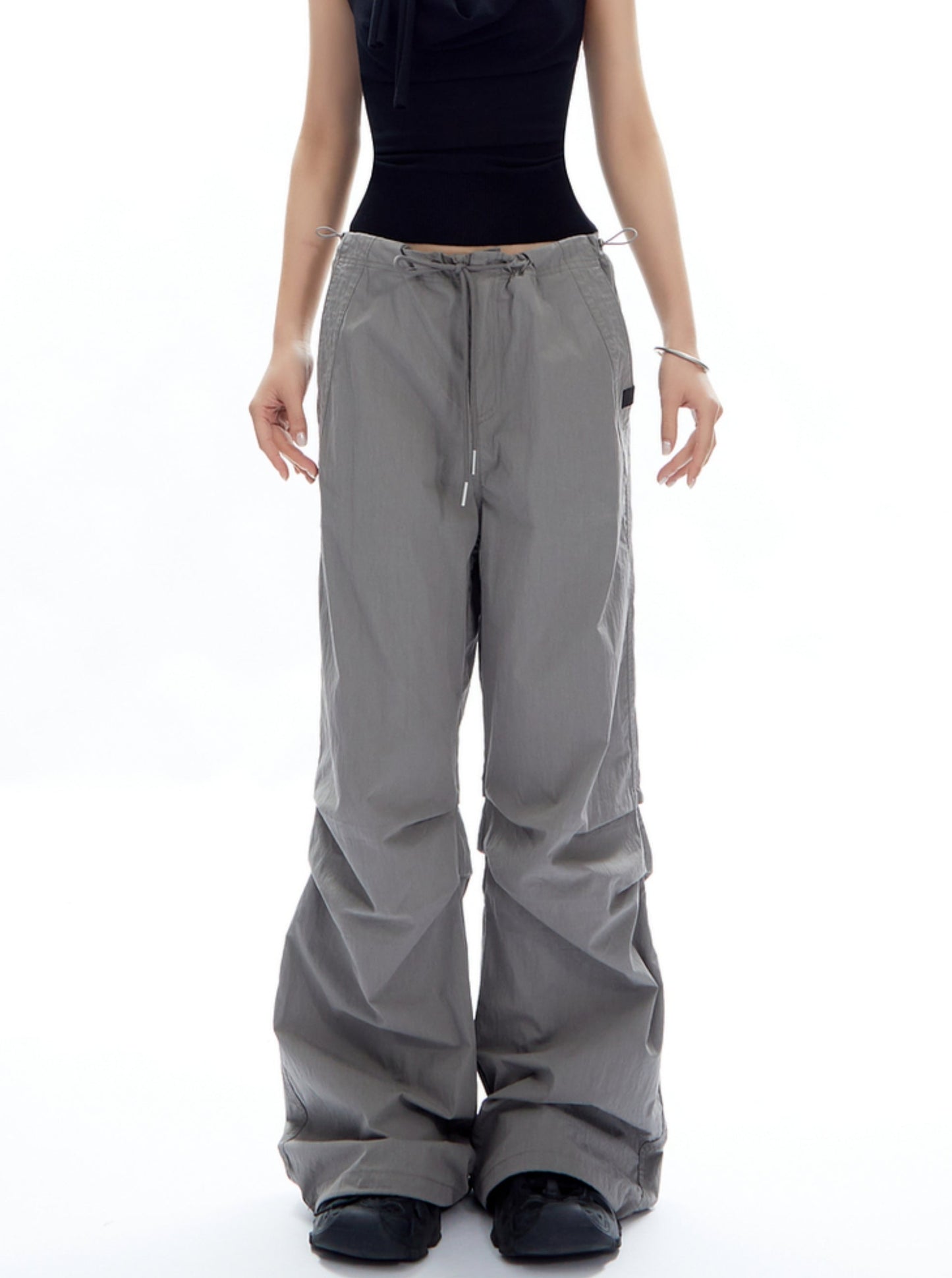 Retro Cargo Wide-Leg Pants