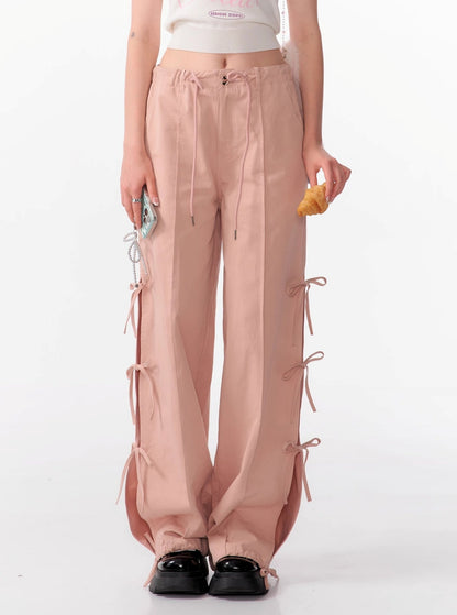 High Waist Wide-Leg Cargo Pants