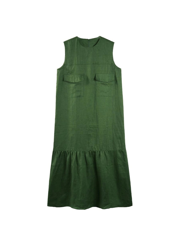 Flare Hem Maxi Dress