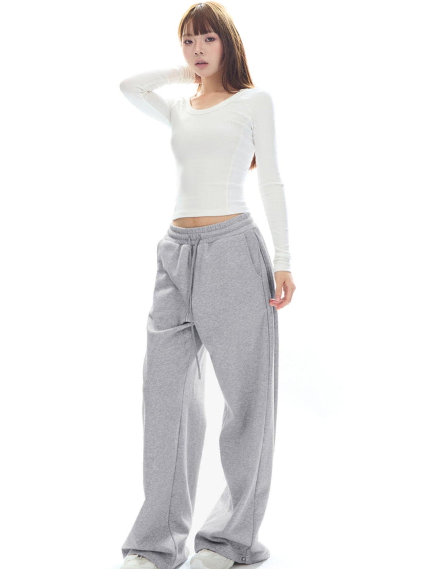 Relaxed Drawstring Sweatpants