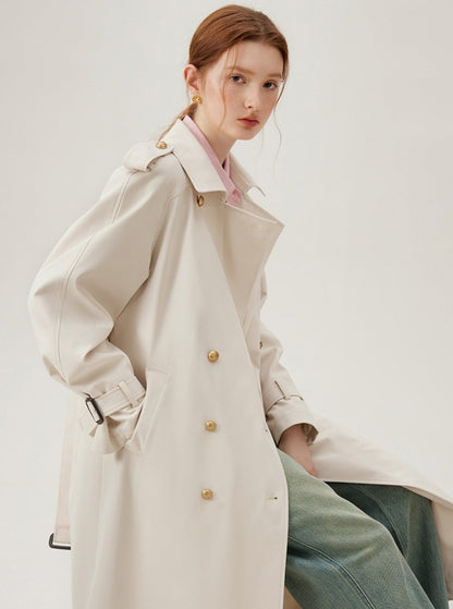 Korean Trench Mid-length British Coat