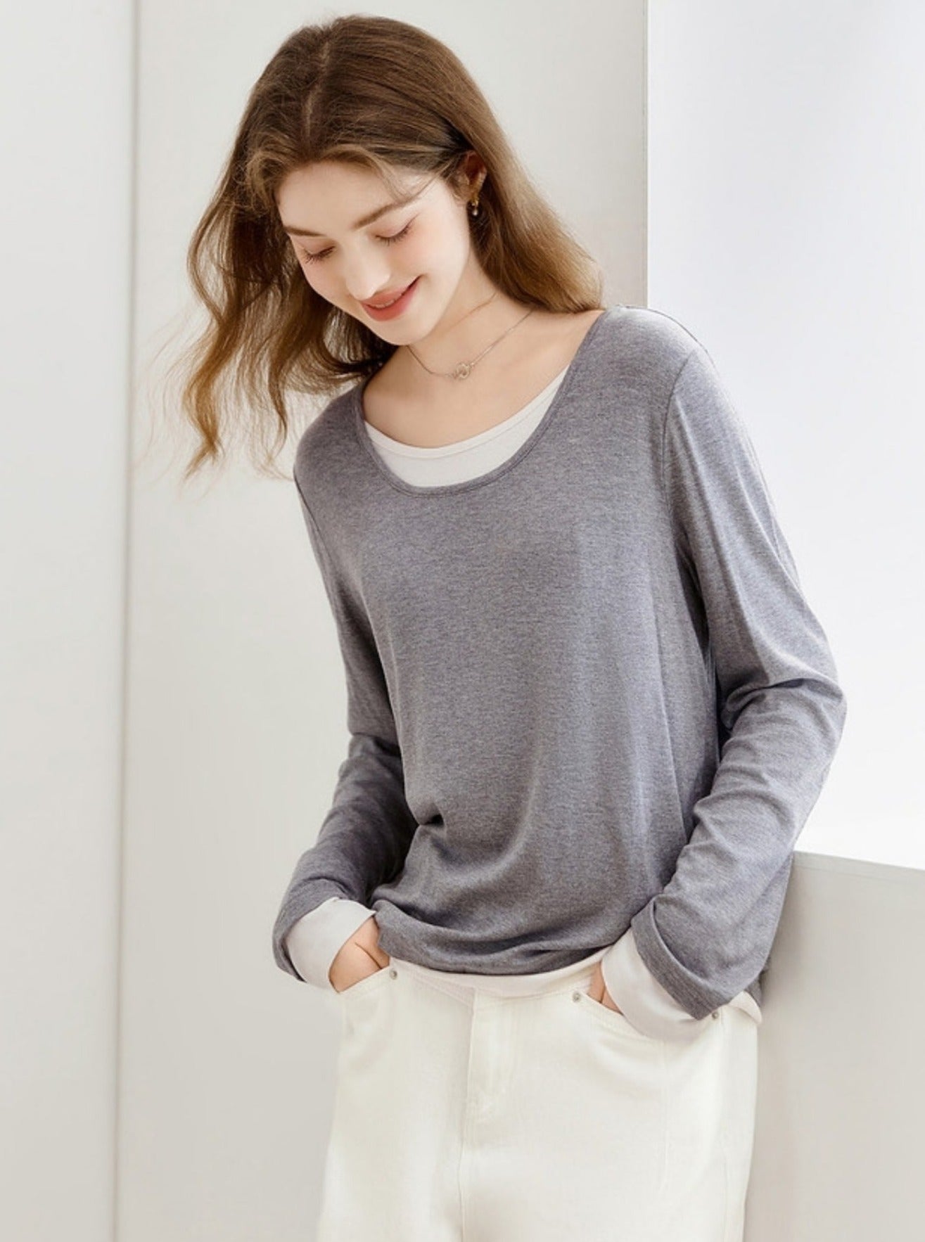 Slimming Versatile Long Sleeve Top