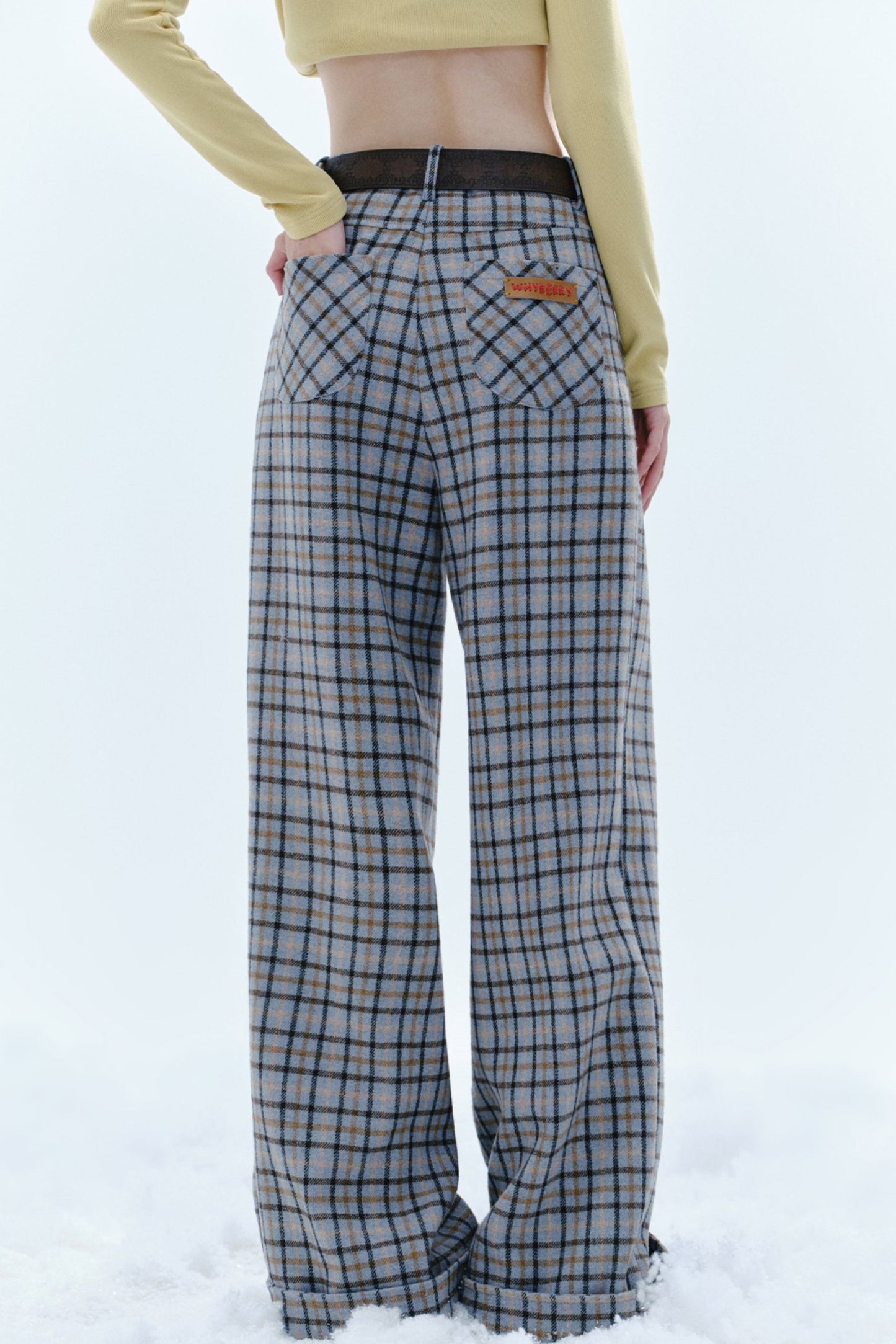 Vintage Tweed Plaid Pants