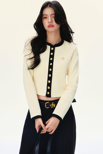 Luxury Short Knit Cardigan Set-Up