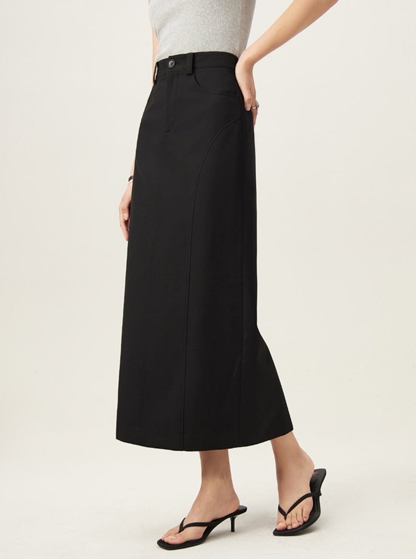 Straight High Waist Skirt