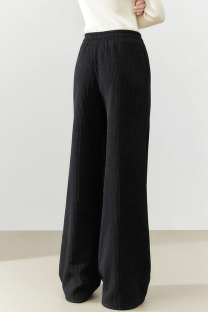 Straight-Leg Corduroy Pants