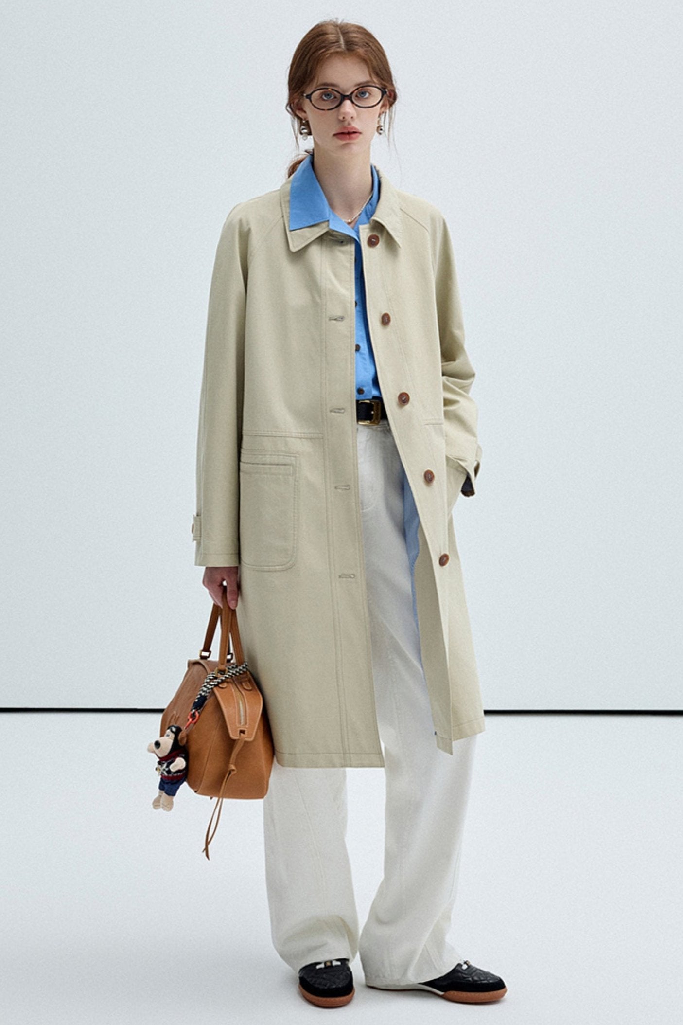 Classic British Silhouette Trench Coat