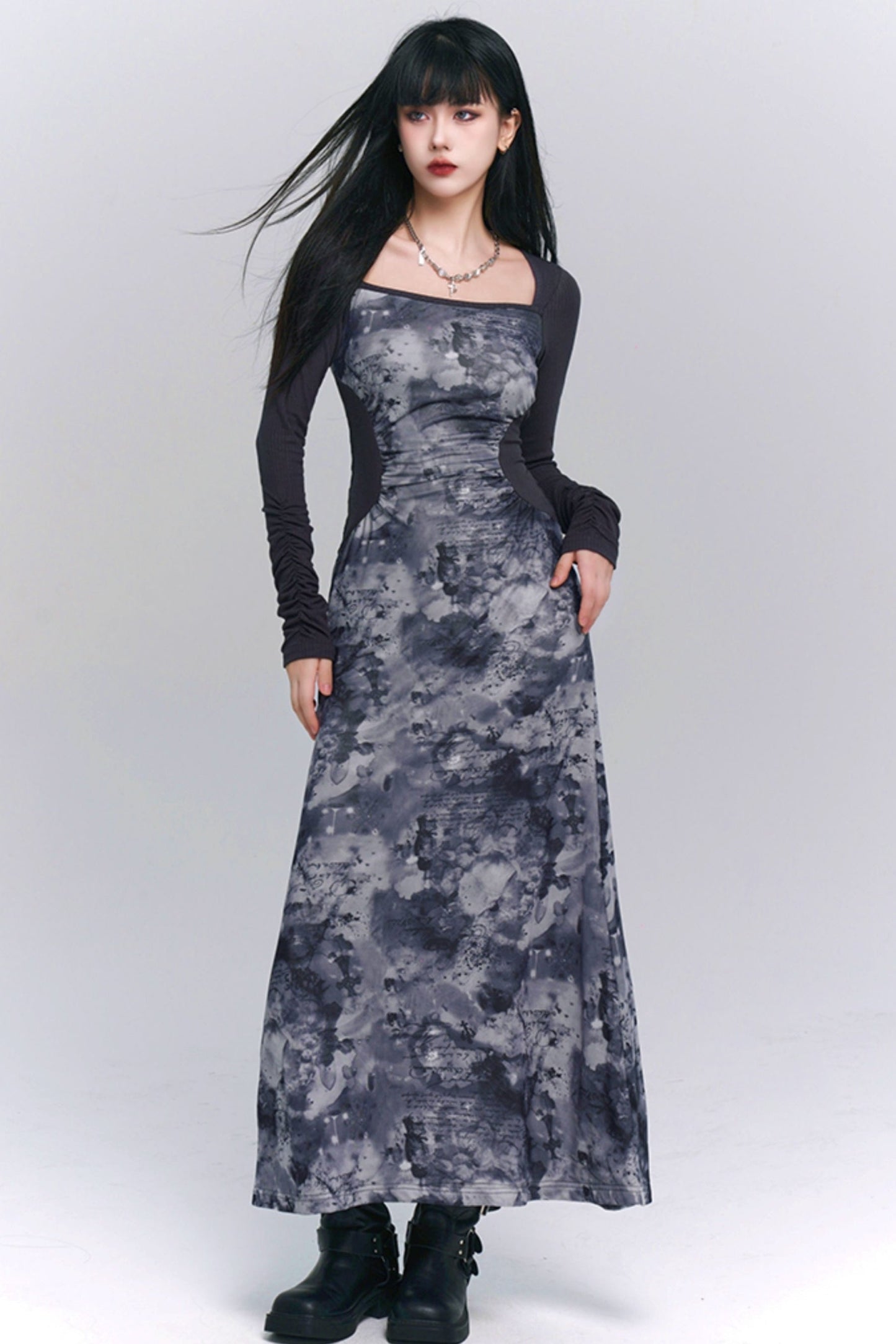 Unique Cold Design Chinese Dress