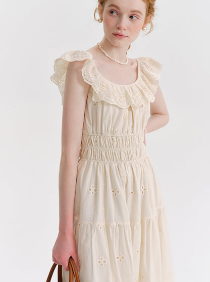 French Style Embroidered Dress