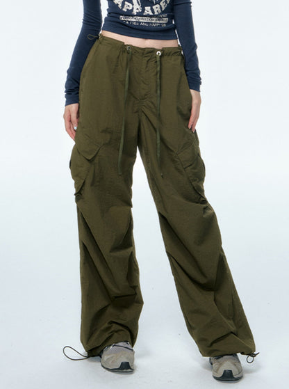 American Vintage Wide-Leg Cargo Pants