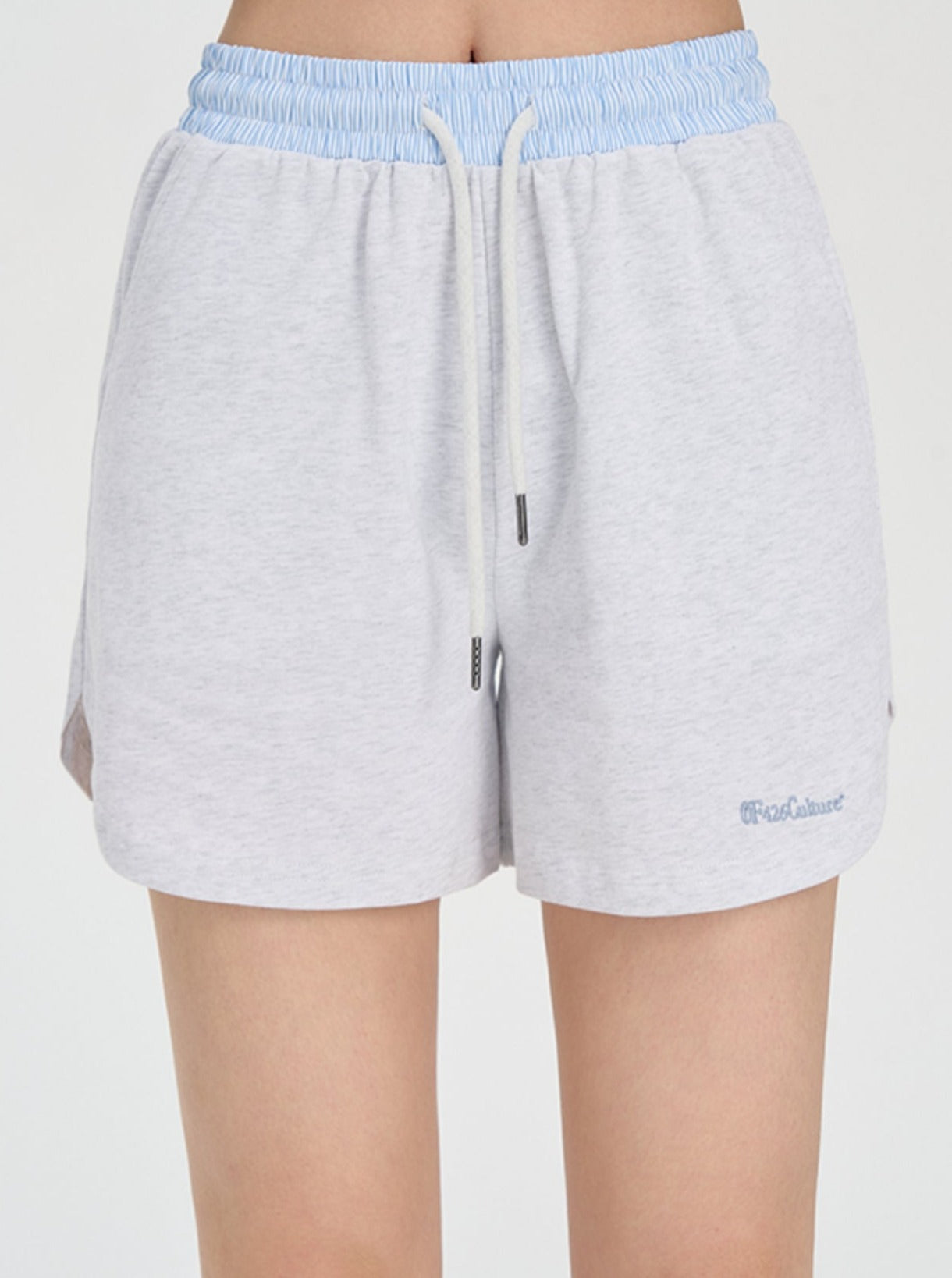 Stripe Stitching Short Pants