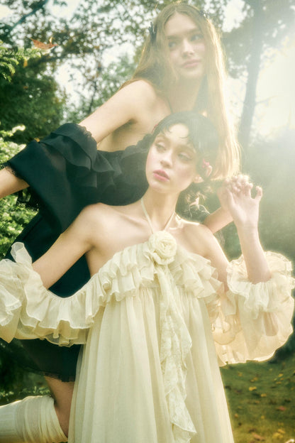 Off-Shoulder Galaxy Party Dress