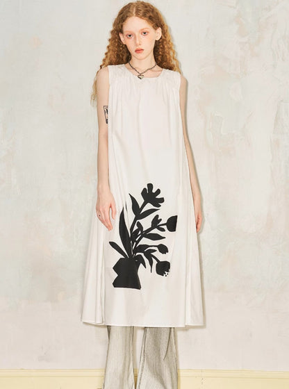 Resort Style Blumendruck Kleid