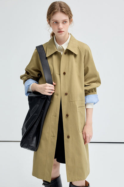 Classic British Silhouette Trench Coat